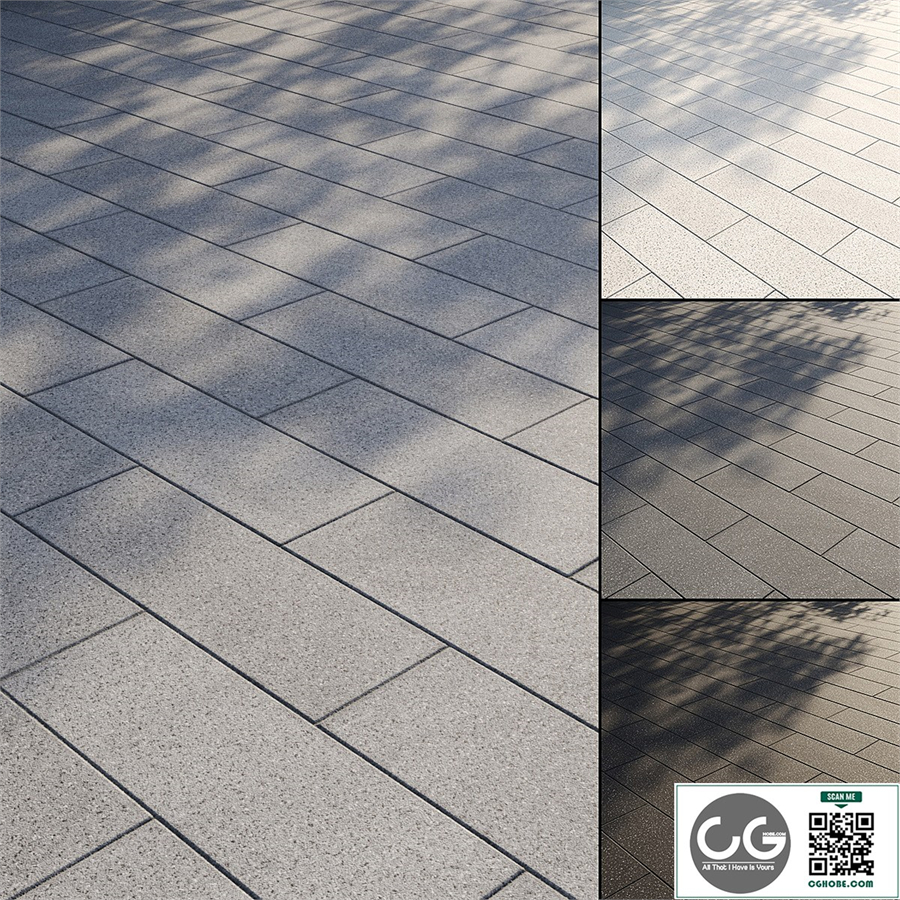 Granite paving slabs Type 6