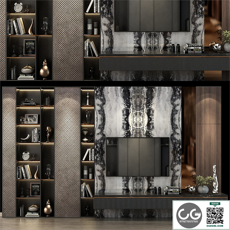 TV shelf 091