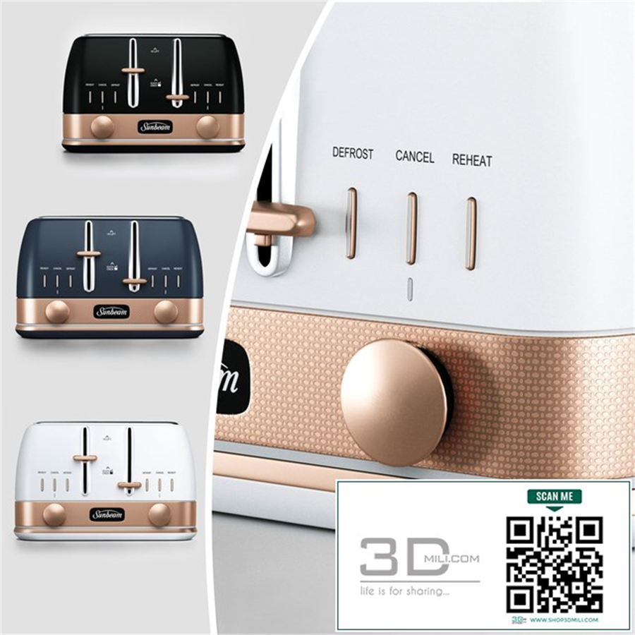 sunbeam classic bronze toaster