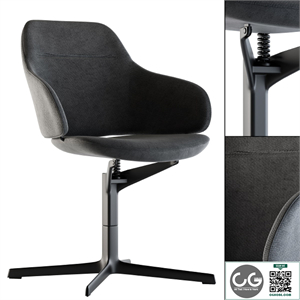 Office Chair Modern Fabric
