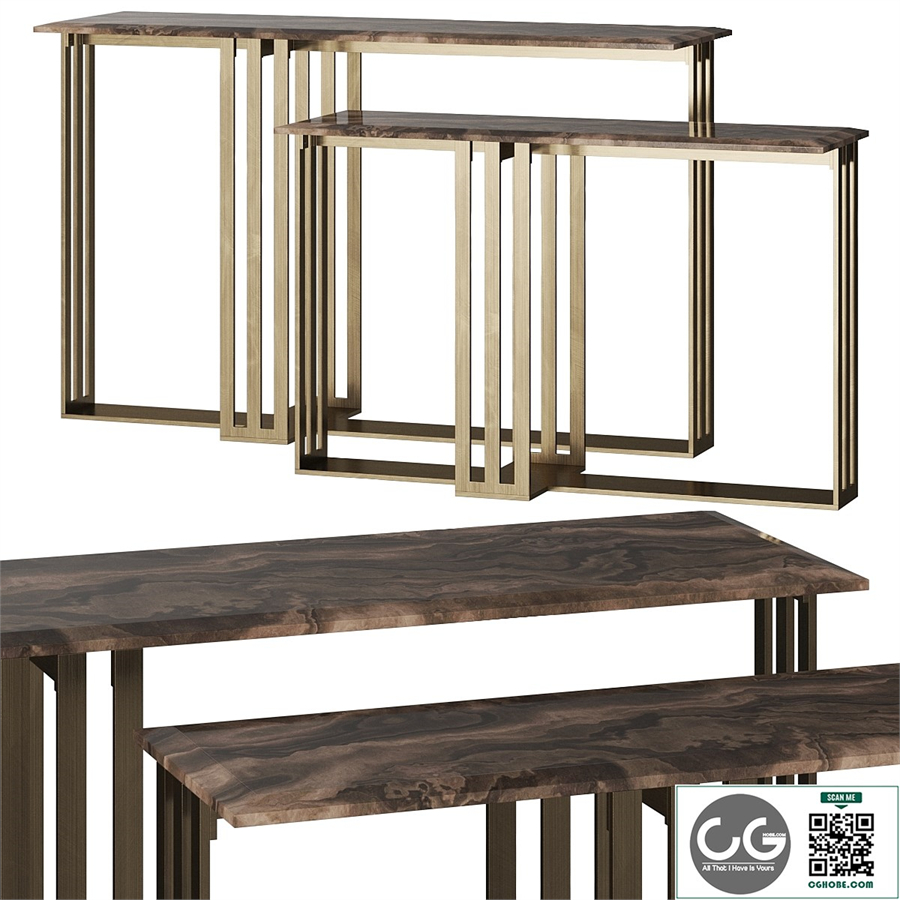 Etro Home Interiors Klee Console Tables