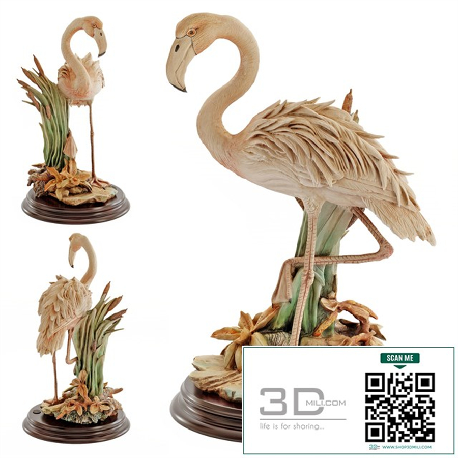 Flamingo figurine