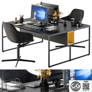 Office Furniture - employee Set 12