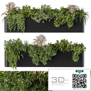 Plant Box on Wall 04