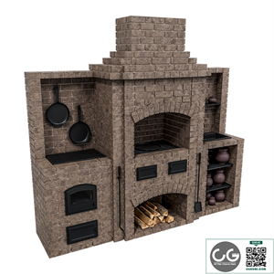 Brick oven barbecue