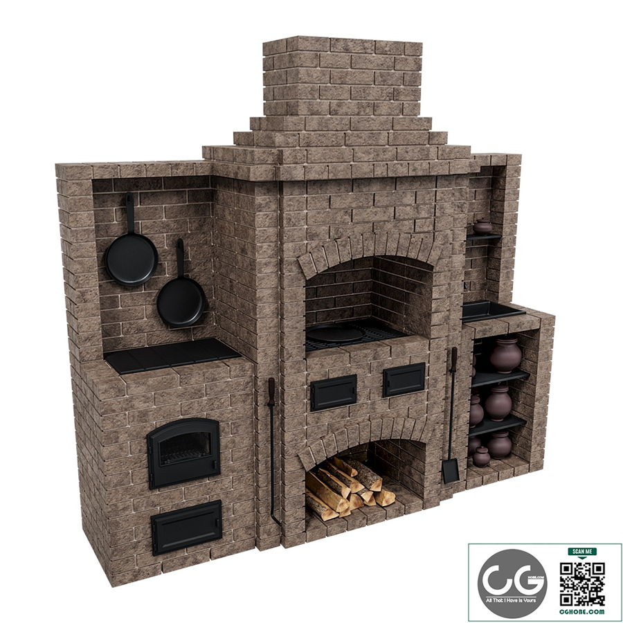 Brick oven barbecue
