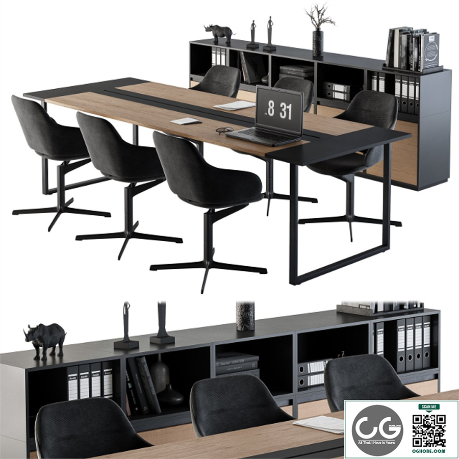 Meeting Table with office chair 06