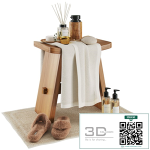 Zara home wood stool