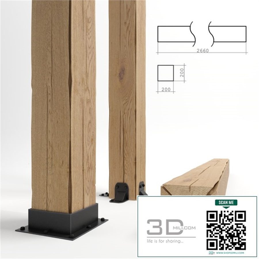 Wooden beams