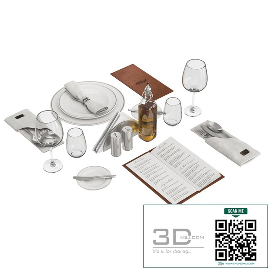 Restaurant table decorative set