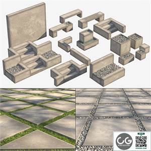 Garden elements set