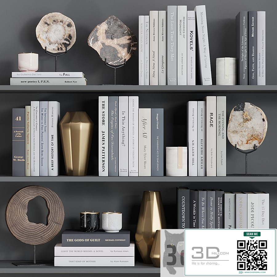 Decor shelf set 4