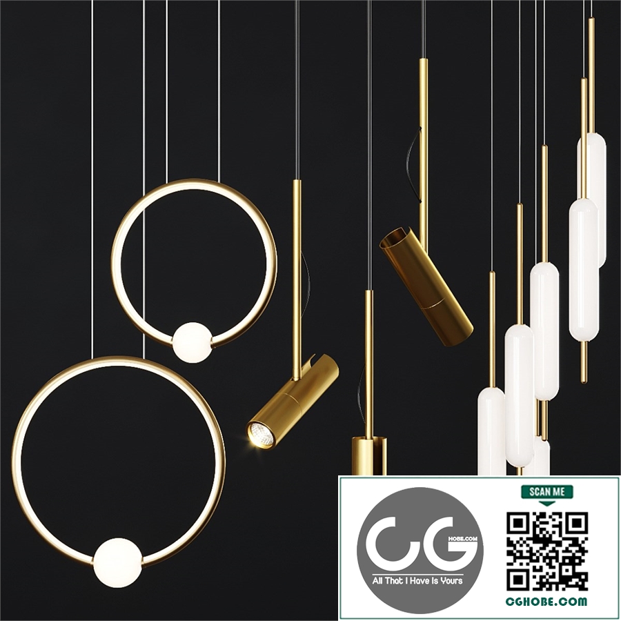 Pendant lights set 060