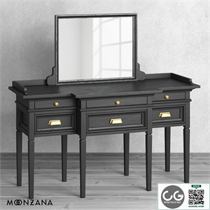 OM Table with mirror Oldfashion Moonzana