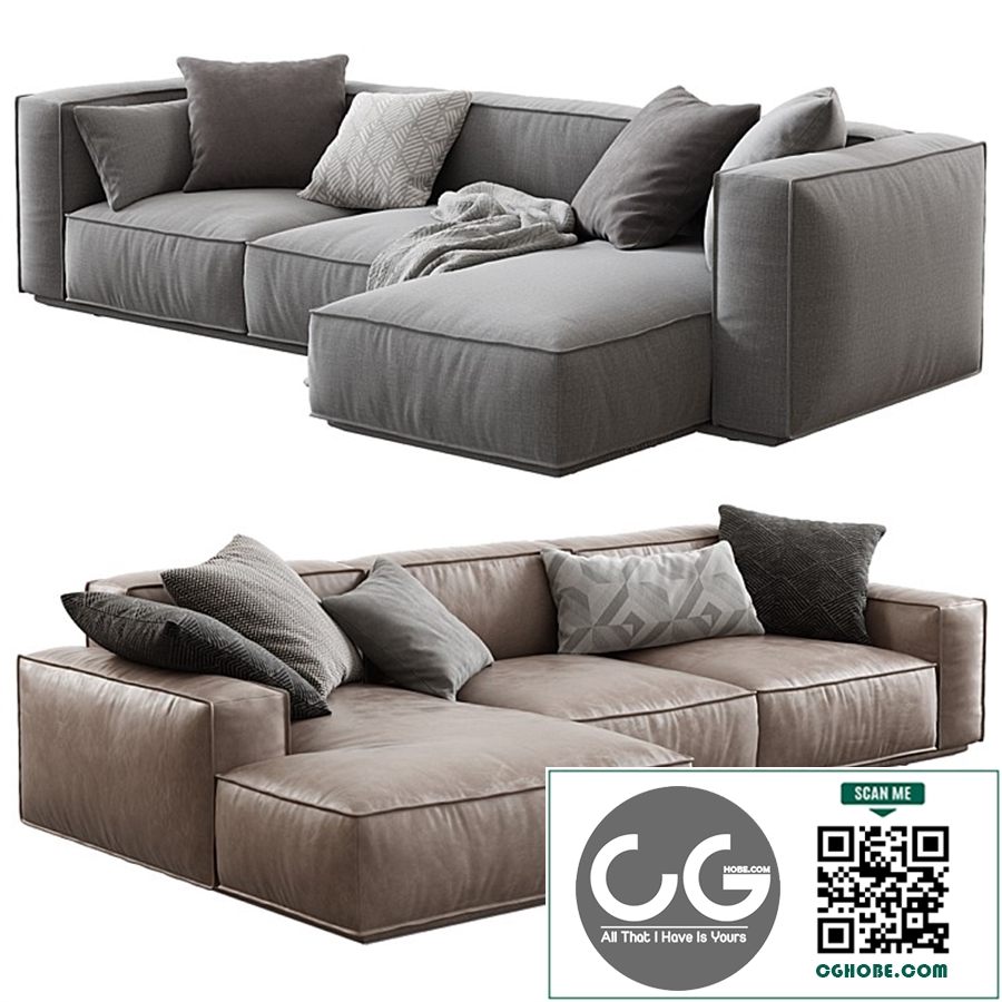 Arflex / Marechiaro XIII Sofa Chaise Longue