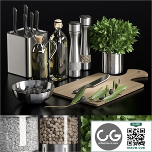 Decorative set for the kitchen