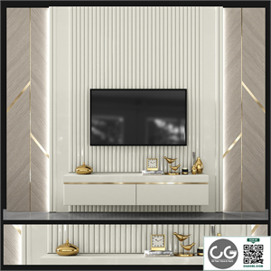 Modern TV Shelf set15