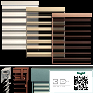 Metal blinds for windows and doors