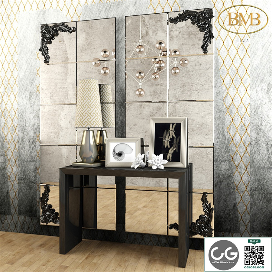 BMB Italy mirror and console