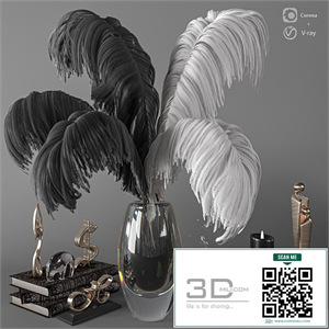 Feathers Decorative Set C