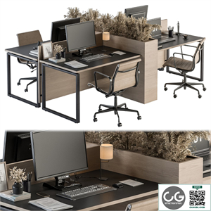 Office Furniture - employee Set 20