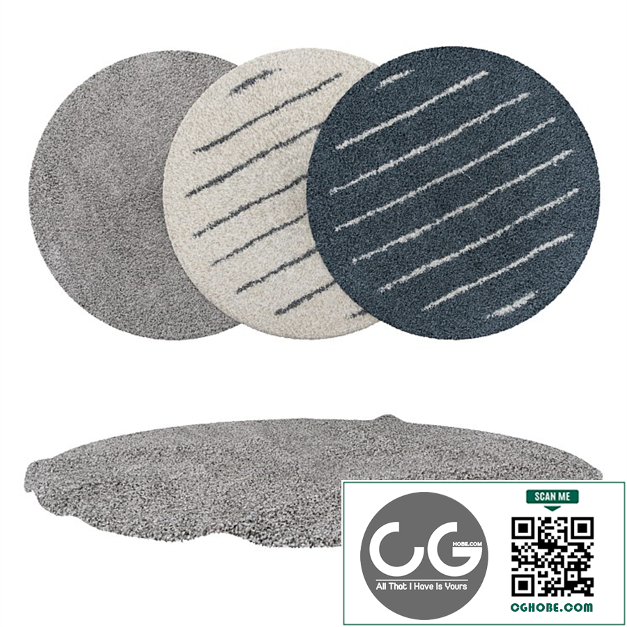 Round Carpets Set 212