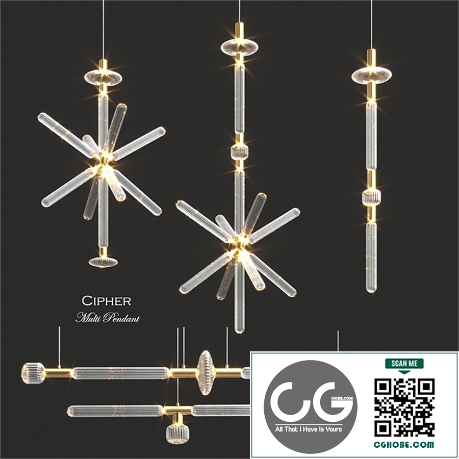 Cipher Multi Pendant Collection by LASVIT