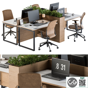 Office Furniture - employee Set 21
