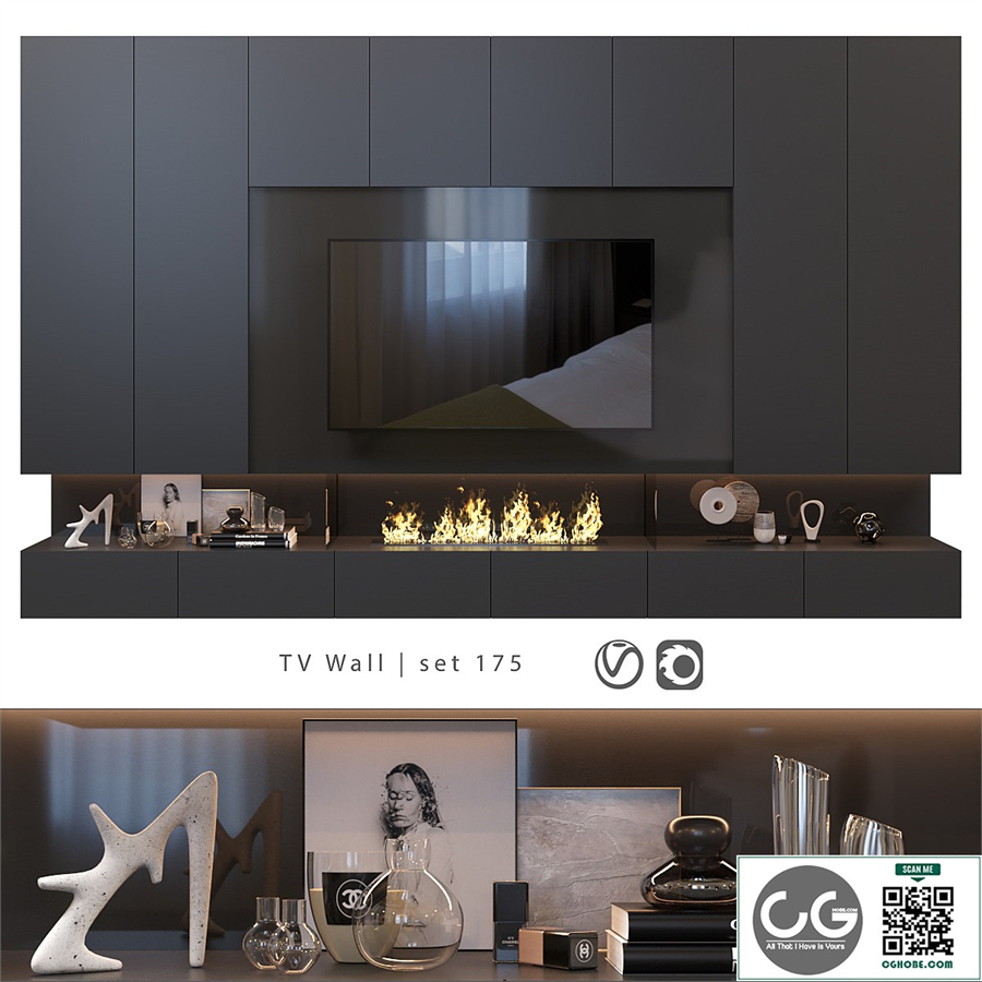 TV Wall | set 175