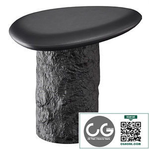 Galisteo Pebble End Table (Crate and Barrel)