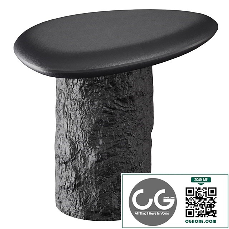 Galisteo Pebble End Table (Crate and Barrel)