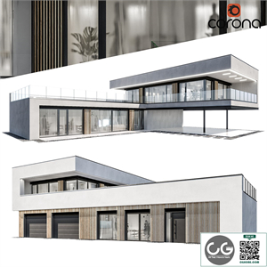 Modern house 09 | night