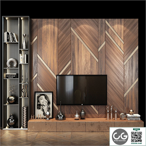 TV shelf set 312