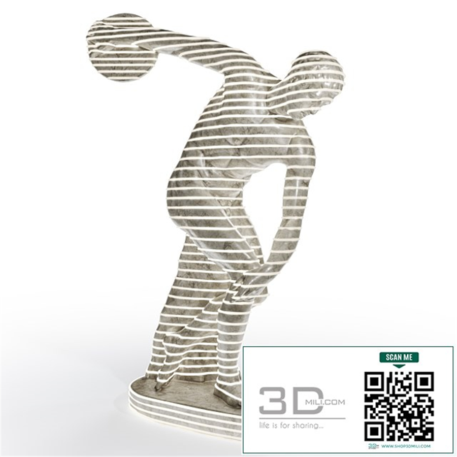 Leo Caillard Neon Discobolus