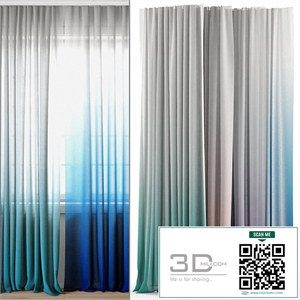 Curtains 129 | Pottery Barn Teen | Ombre Sheer Curtain