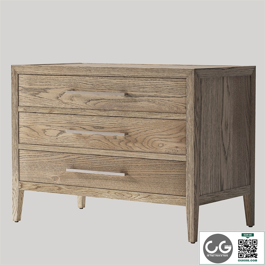 FRENCH CONTEMPORARY CLOSED NIGHTSTAND