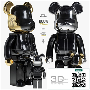 Bearbrick / Daft_Punk / Alive