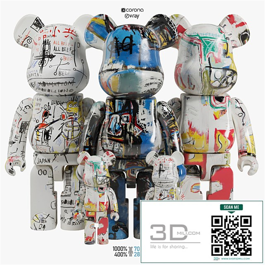 Bearbrick / Basquiat ART