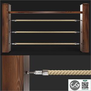 Rope fencing