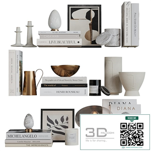 Decor shelf set 10
