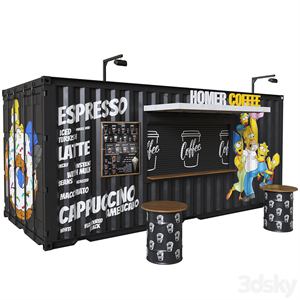 Coffee shop container