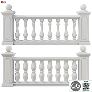 Balustrade classic set 4