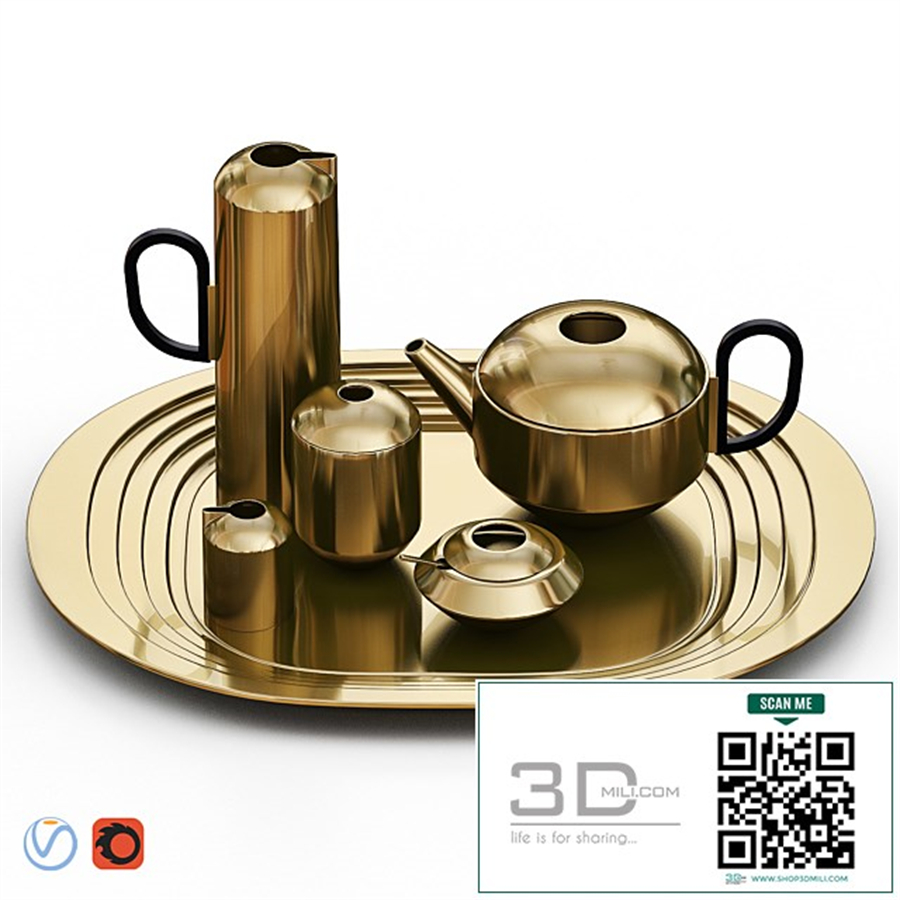 TOM DIXON - FORM Tea Set