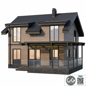 Country cottage with terrace