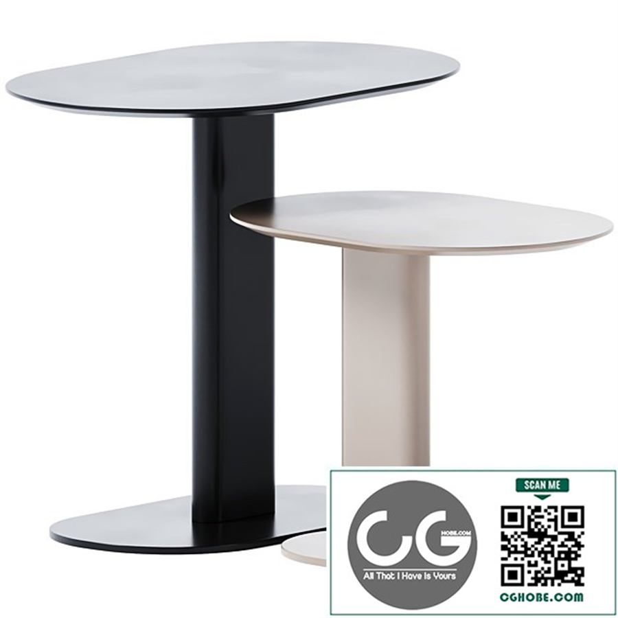 Side Table Plinto by Varaschin