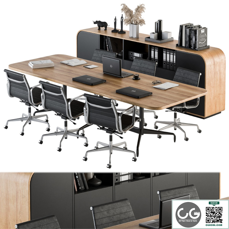Meeting Table with office chair 07