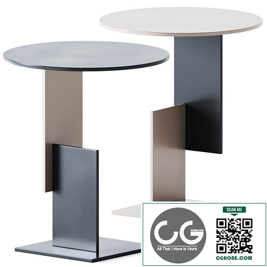 Metal Coffee Table Don Gerrit by Glas Italia