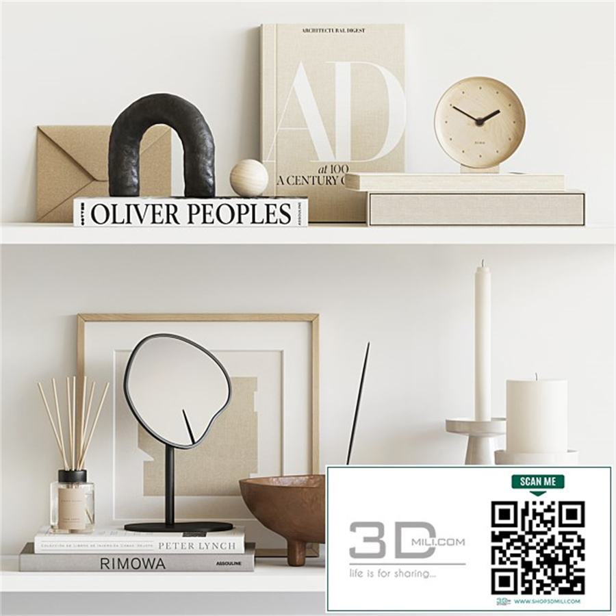 Decorative beige set