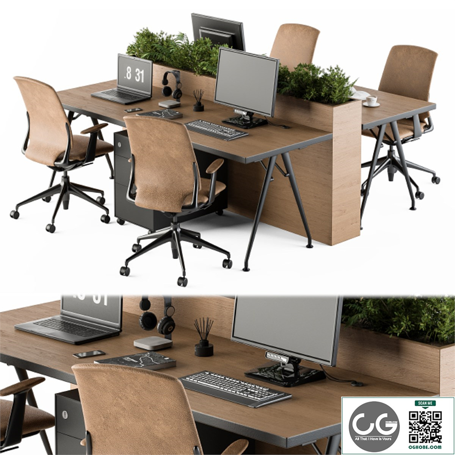 Office Furniture - employee Set 29