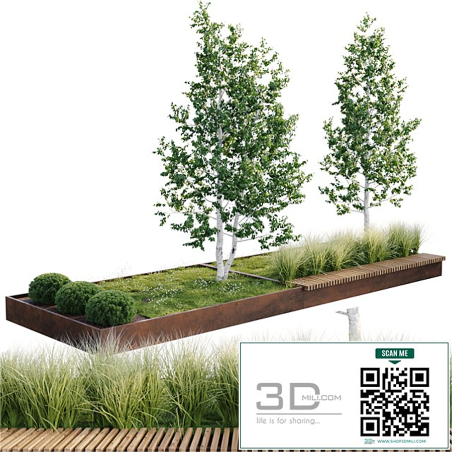 Green benches